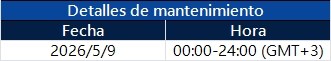 Notificación de actualización del servidor